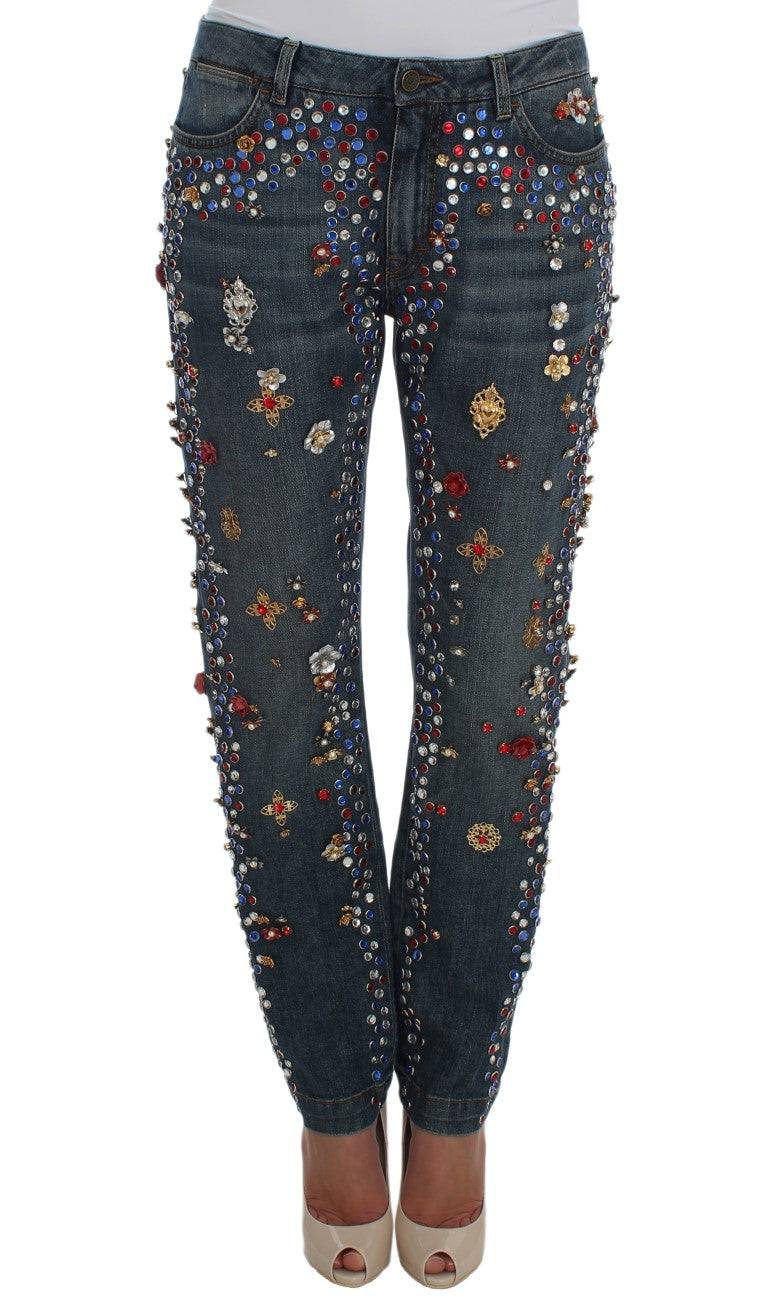 Dolce & Gabbana 68% Cotton jeans in blue