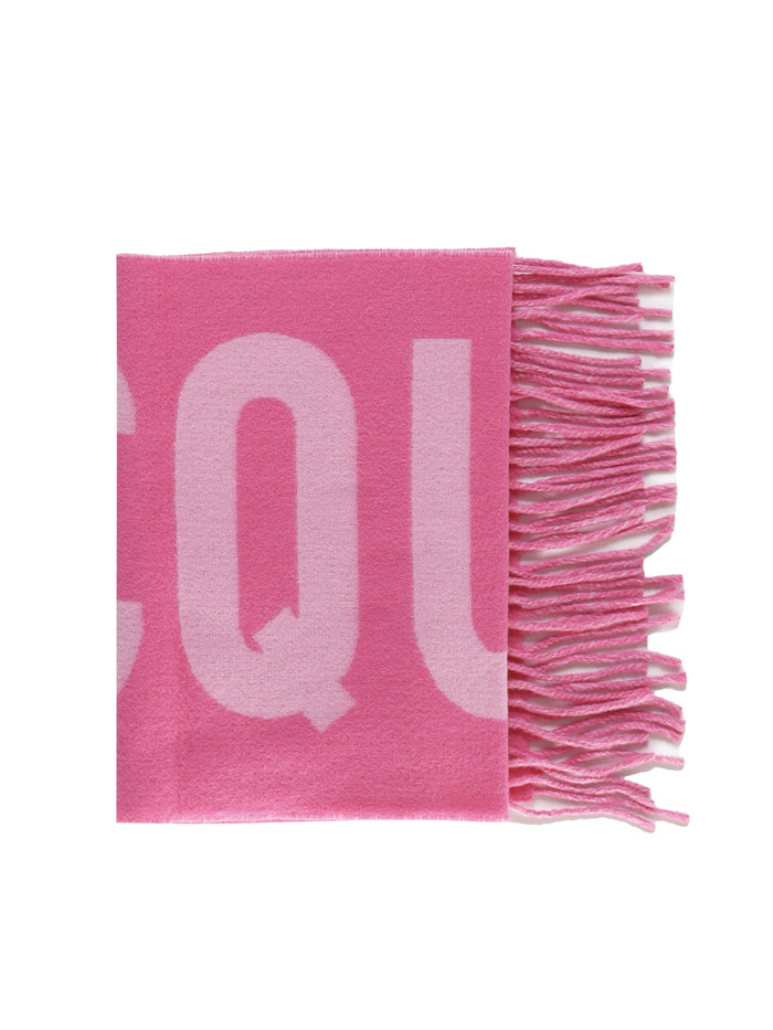 Jacquemus Scarfs Multi-pink Principal:laine Vierge