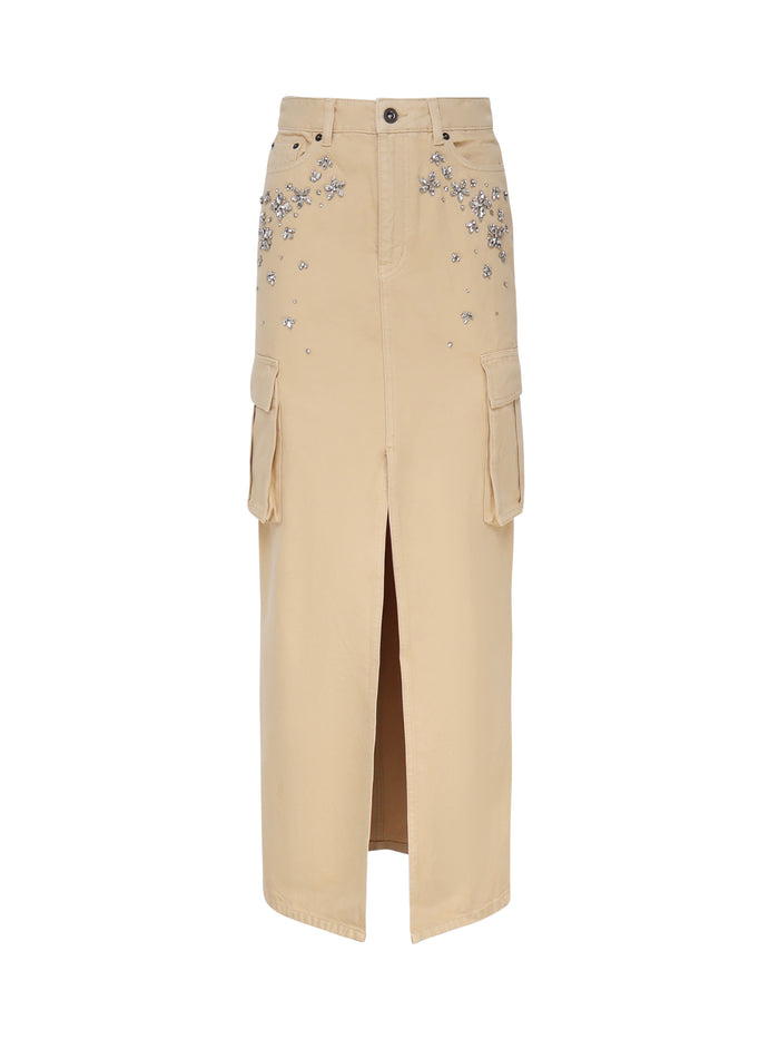 Self-Portrait Skirts Beige