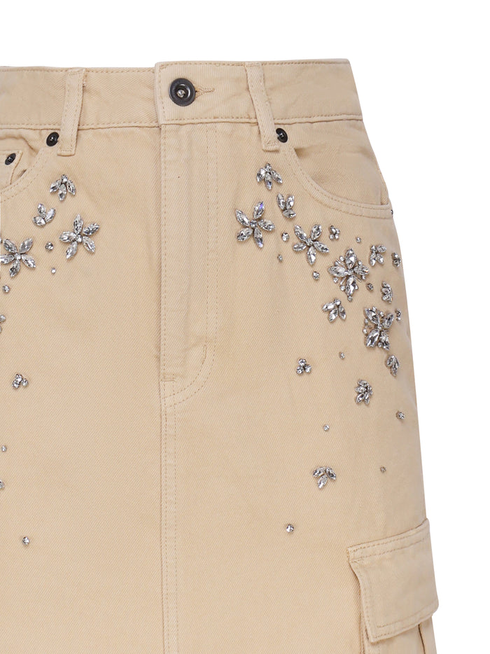 Self-Portrait Skirts Beige