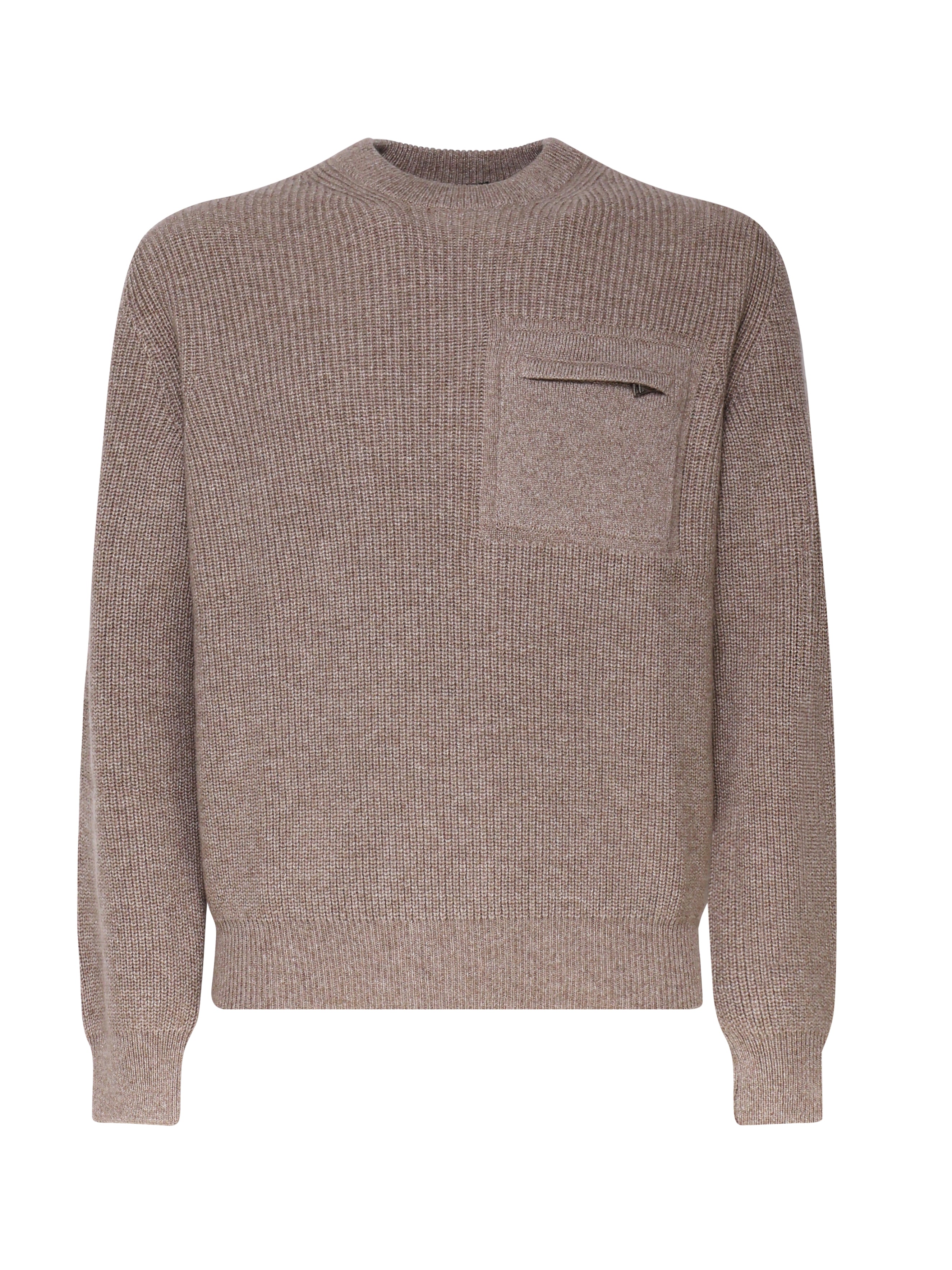 Zegna Sweaters Beige Wool