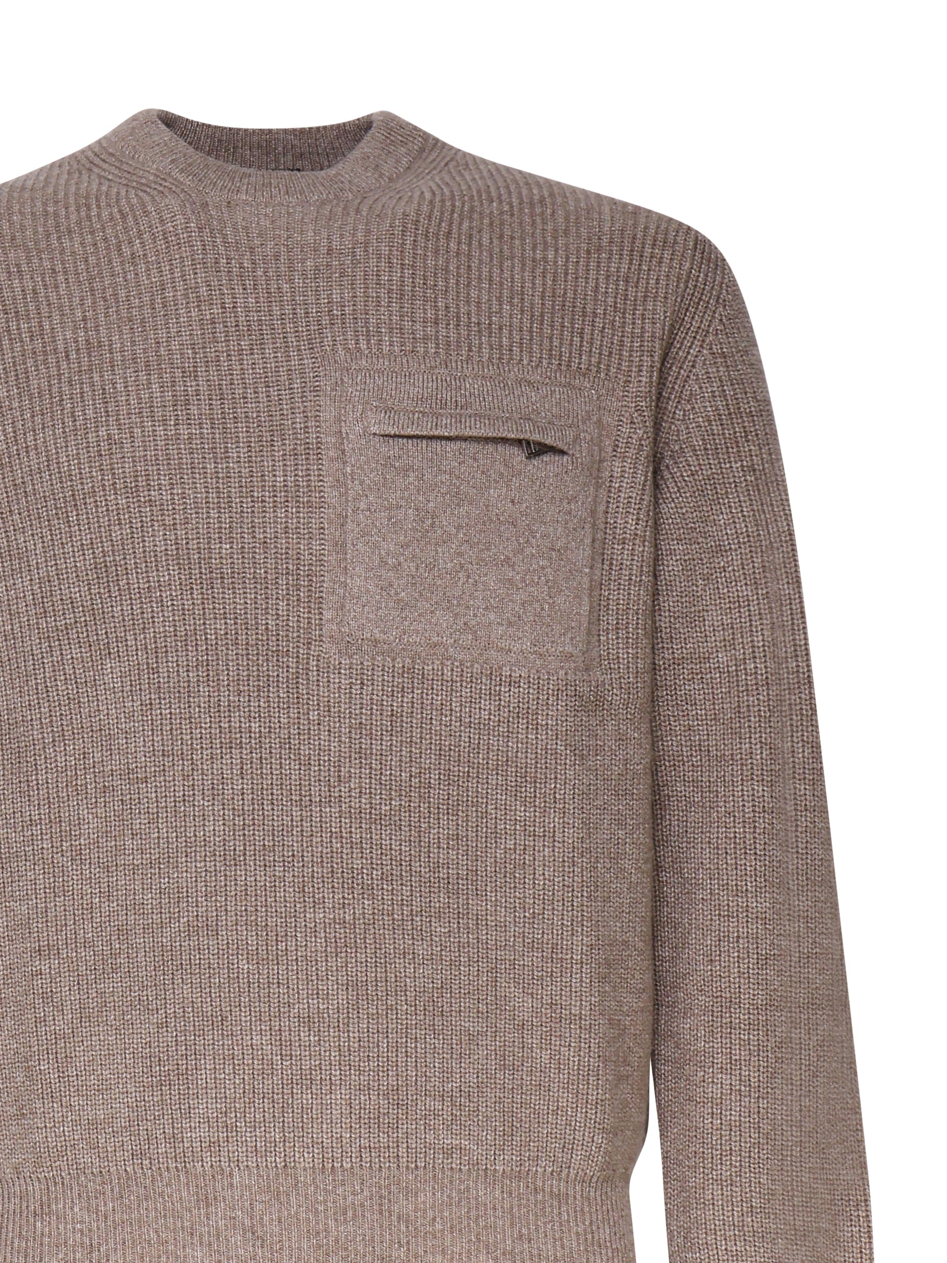 Zegna Sweaters Beige Wool