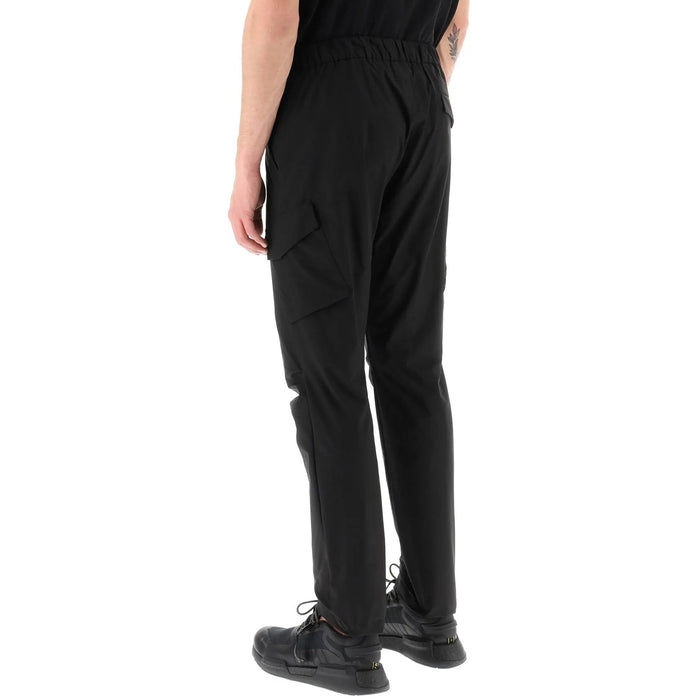 Herno Nylon Dive Cargo Pants Black Polyester