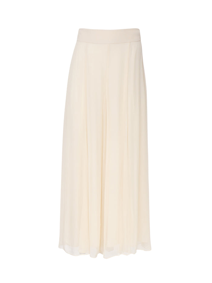 Zimmermann Trousers Pink Beige Viscose