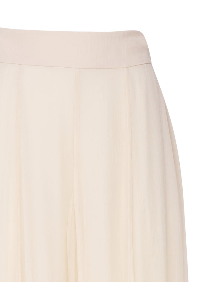 Zimmermann Trousers Pink Beige Viscose
