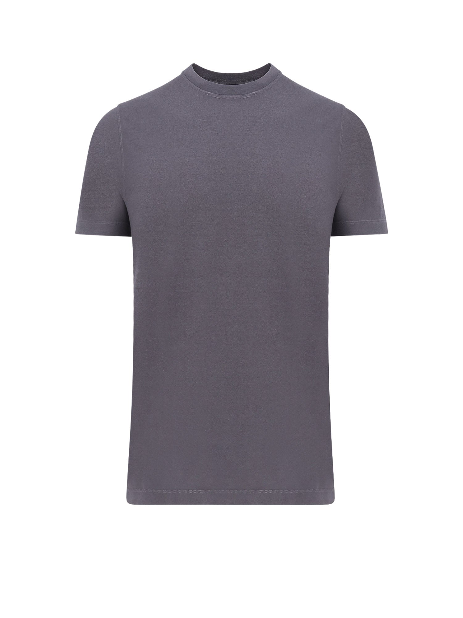 Zanone T-Shirts And Polos Grey Cotone