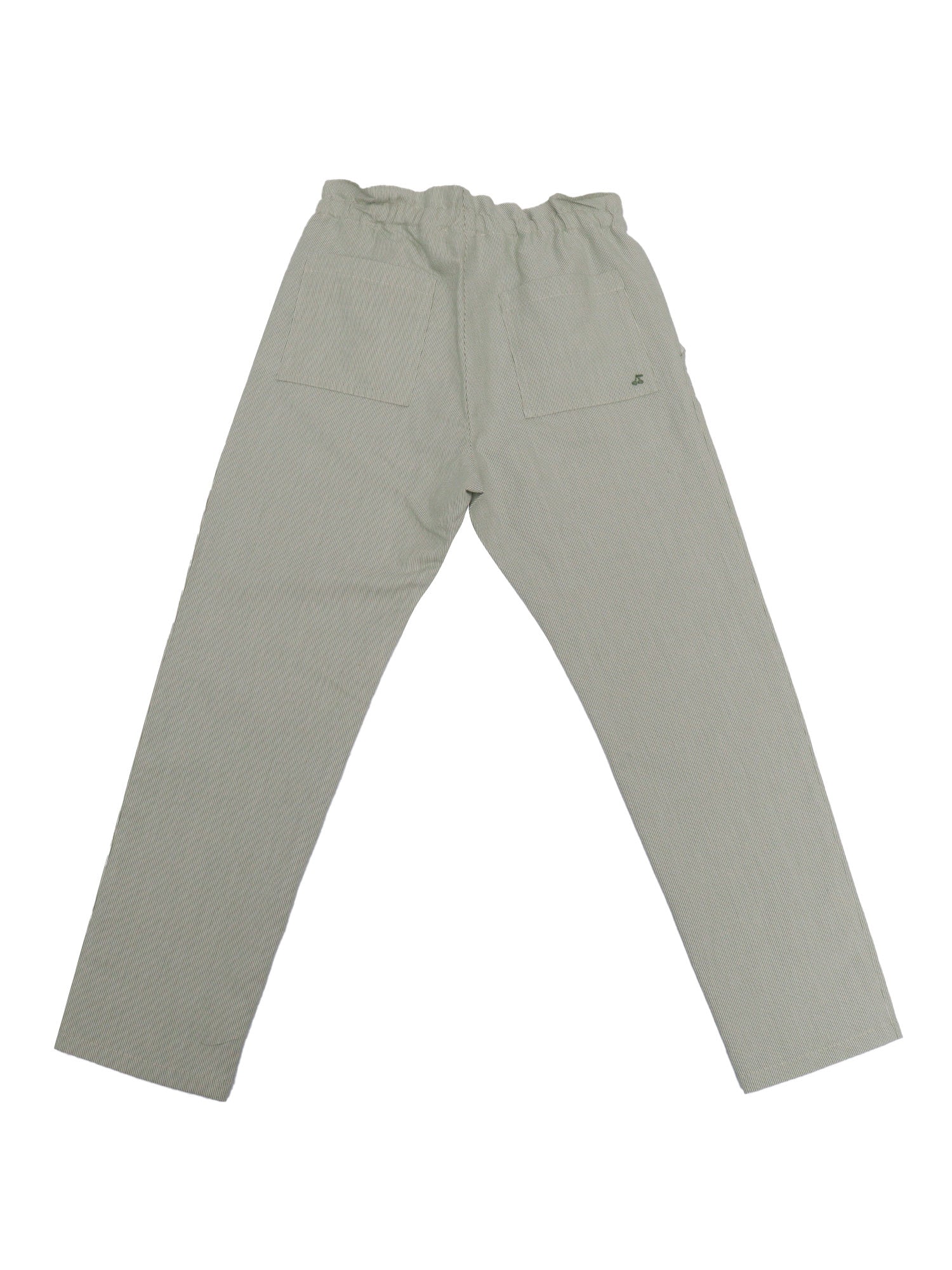FETICHE PANTS Grey Cotton Linen