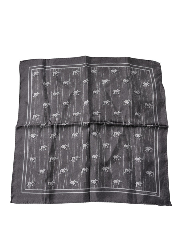 Dolce & Gabbana 100% Silk scarf in brown