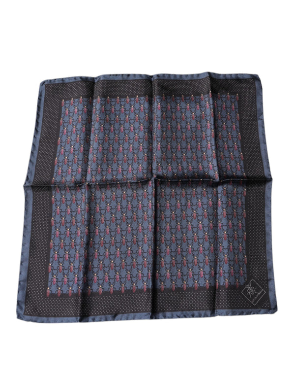 Dolce & Gabbana 100% Silk handkerchief in navy