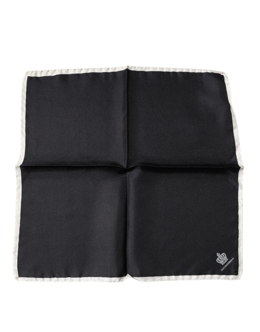 Dolce & Gabbana 100% Silk handkerchief in black