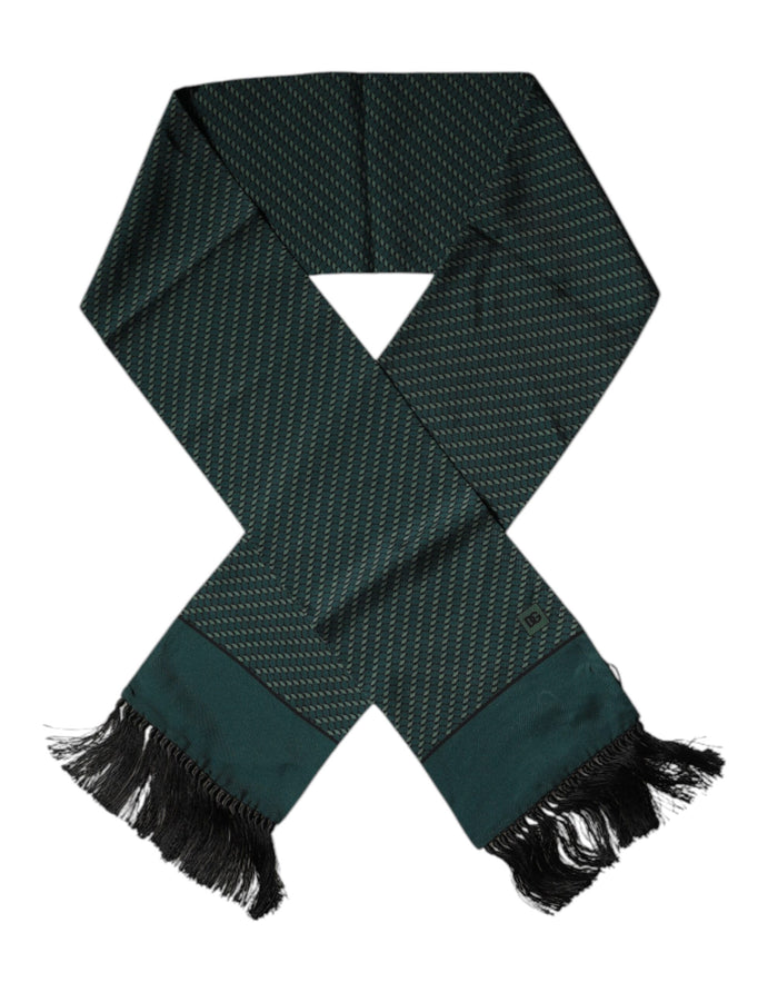 Dolce & Gabbana 100% Silk scarf in green — view 2