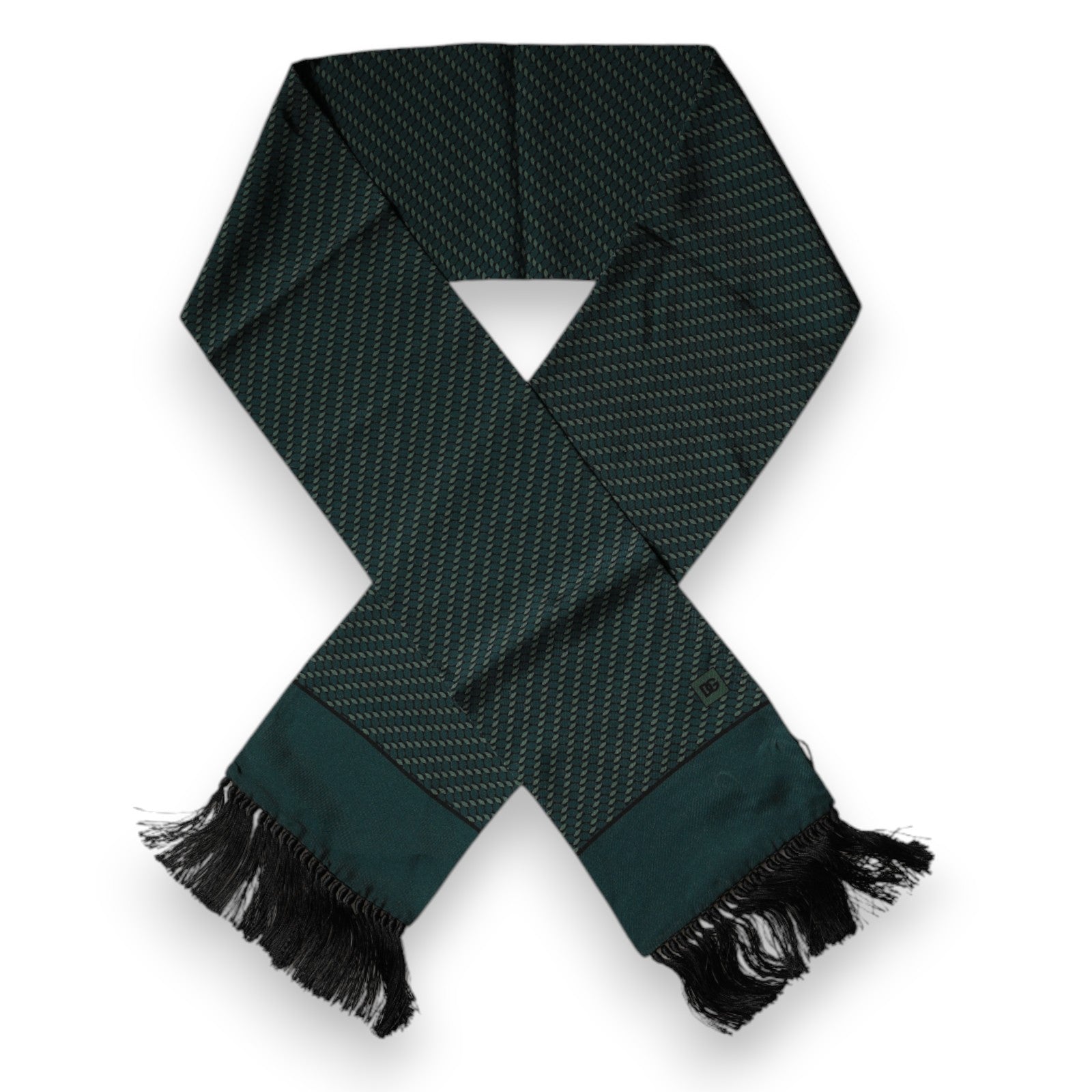 Dolce & Gabbana 100% Silk scarf in green — view 3