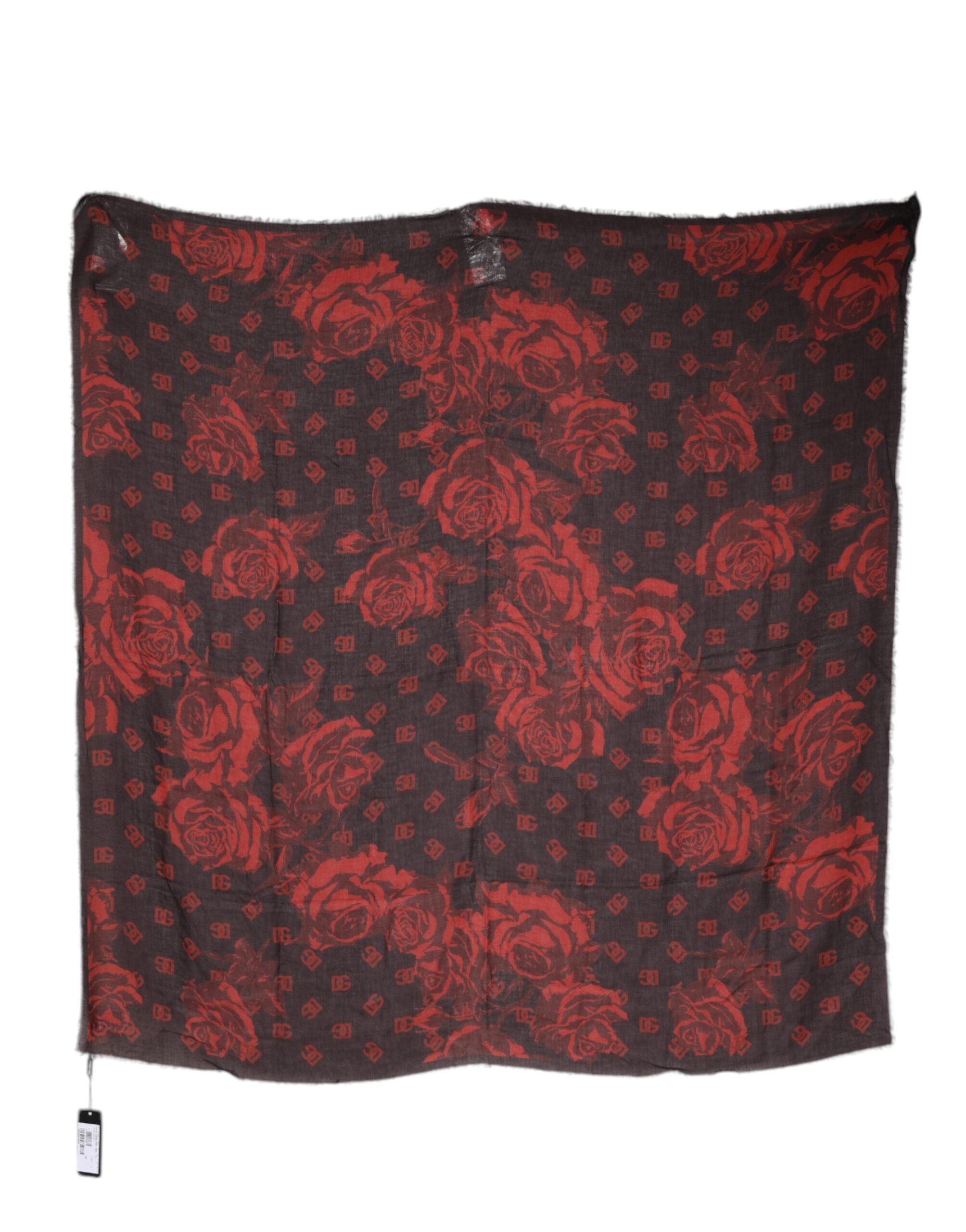 Dolce & Gabbana 75% Modal scarf in black — view 2
