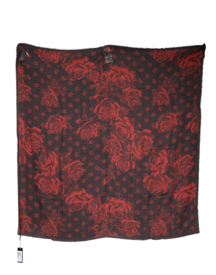 Dolce & Gabbana 75% Modal scarf in black — view 2