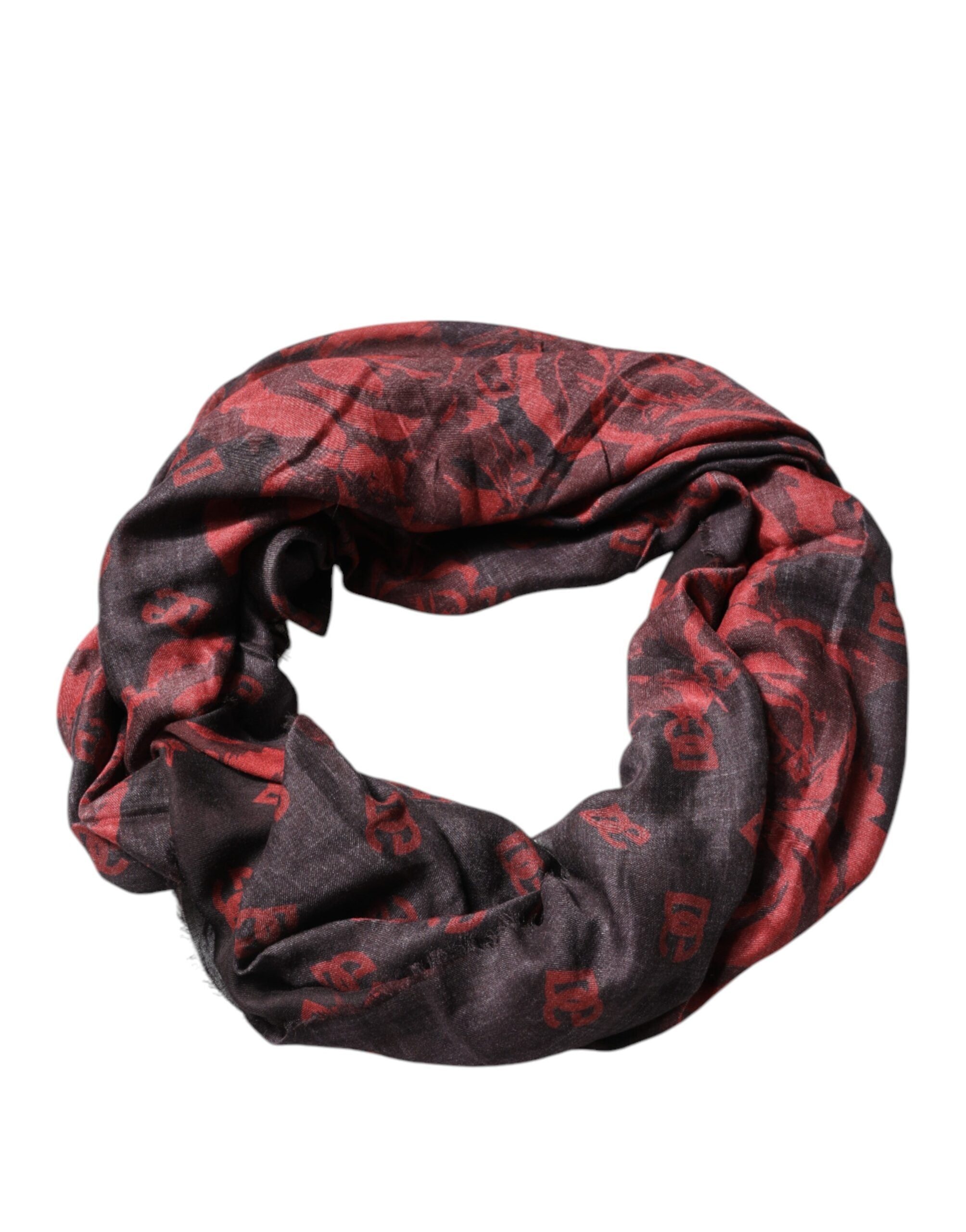 Dolce & Gabbana 75% Modal scarf in black — view 4