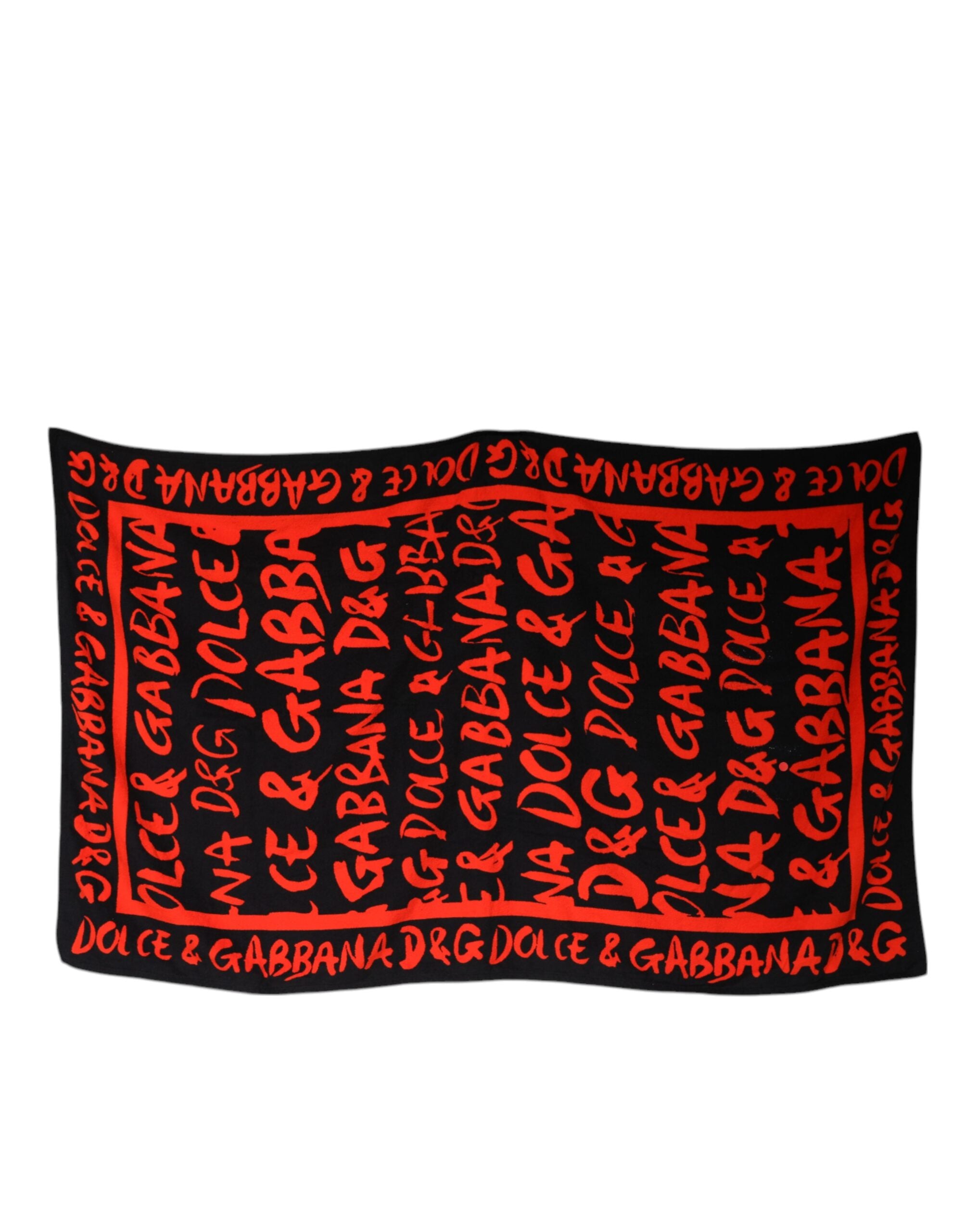 Dolce & Gabbana 100% Cotton scarf in black