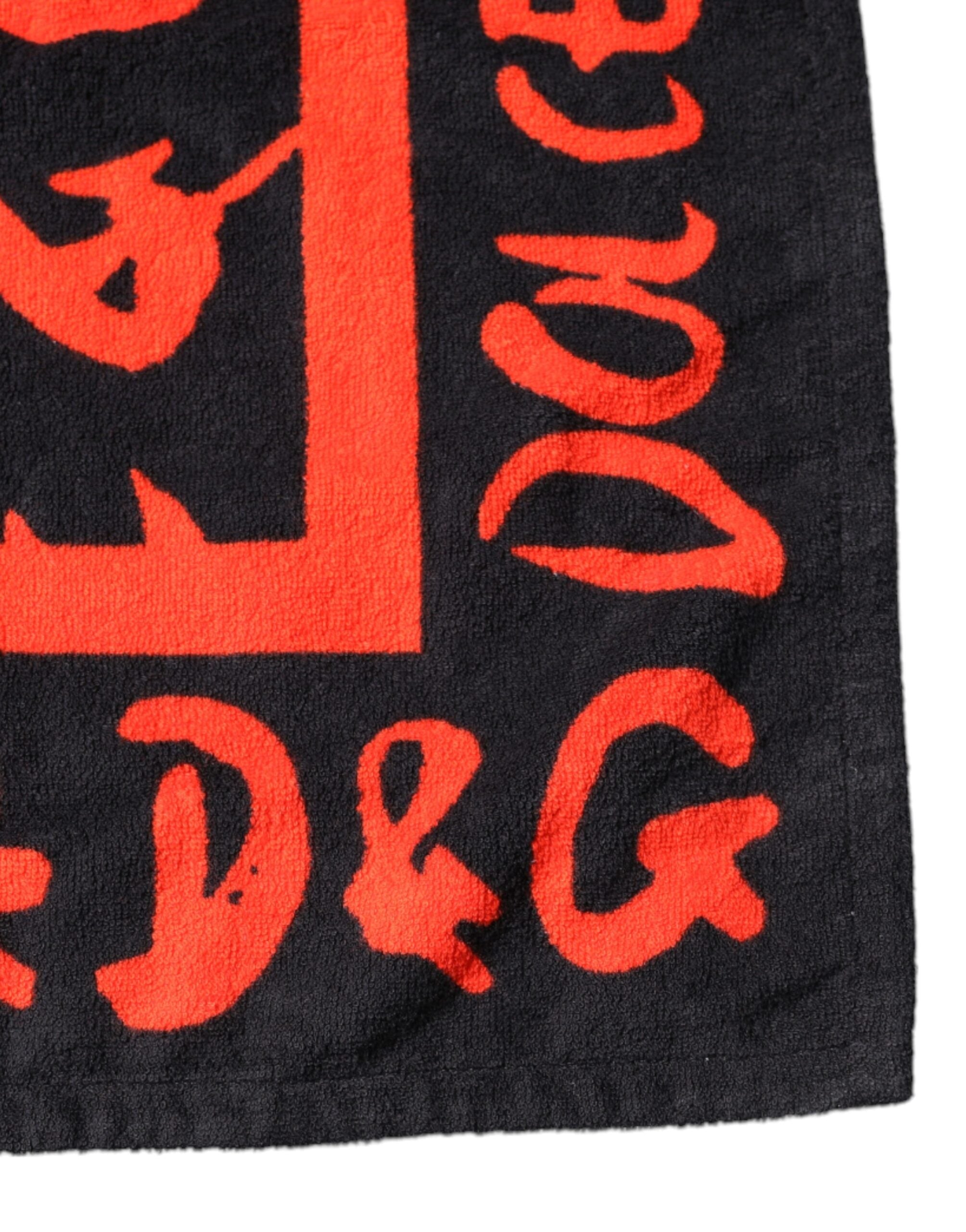Dolce & Gabbana 100% Cotton scarf in black — view 3