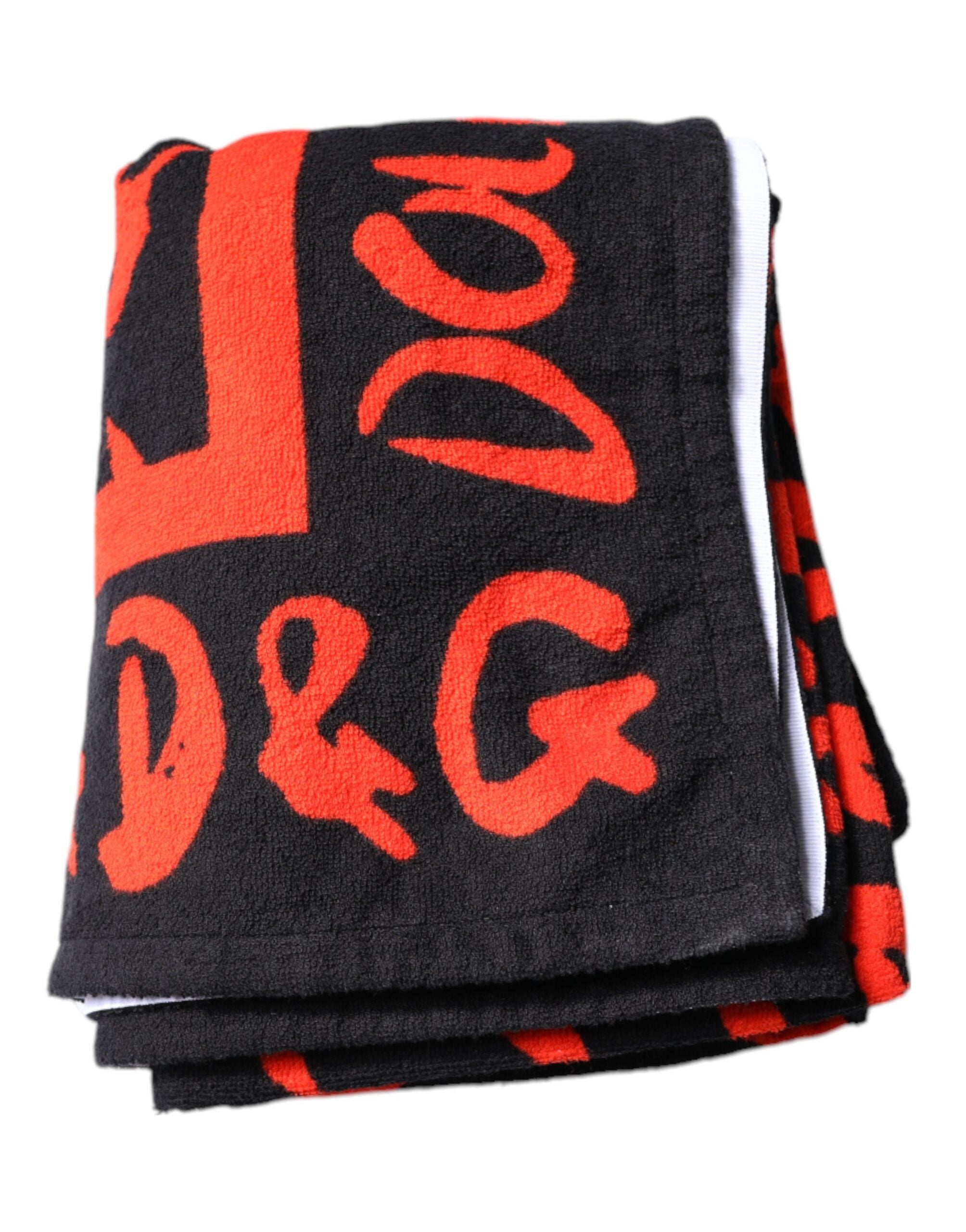Dolce & Gabbana 100% Cotton scarf in black — view 6