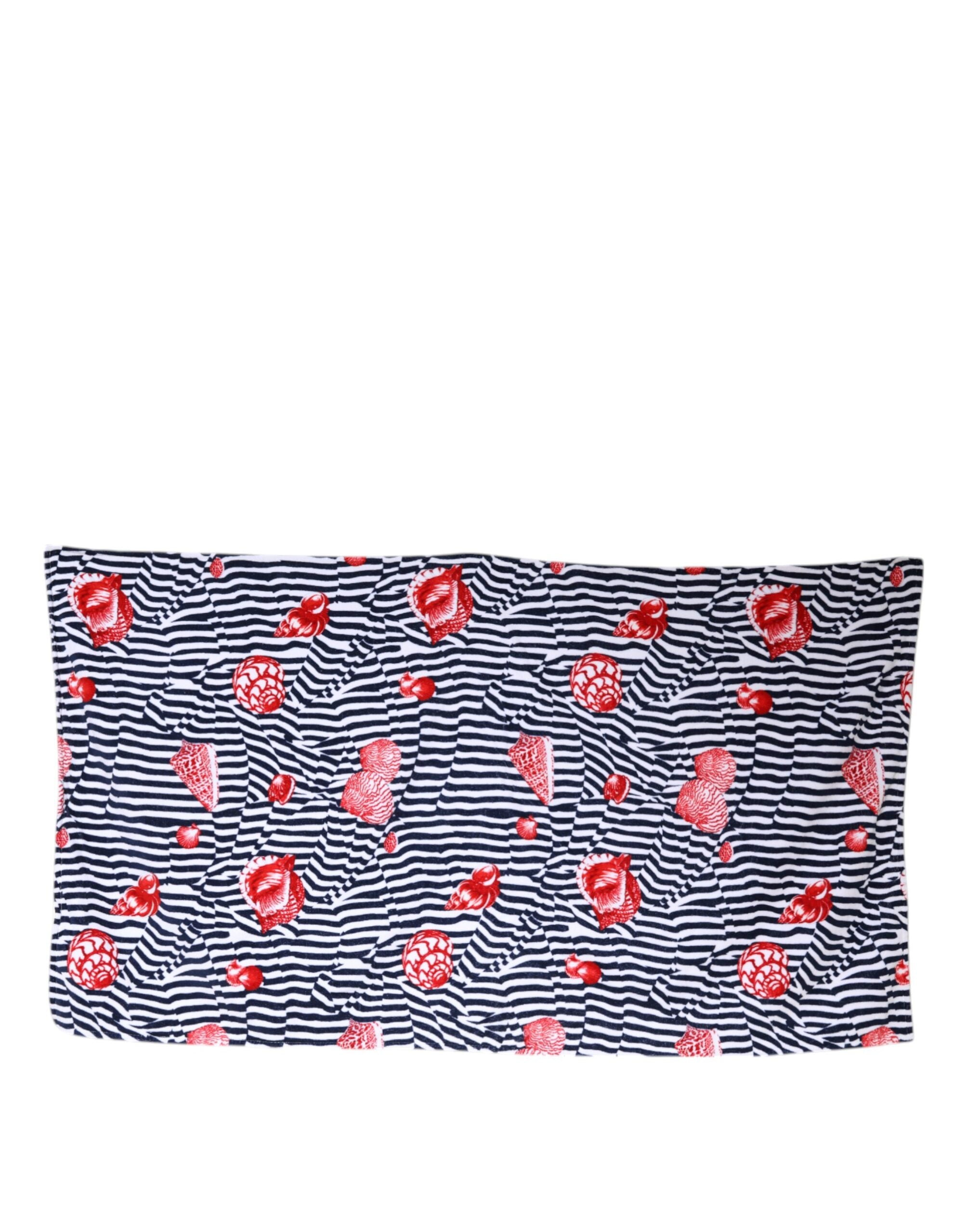 Dolce & Gabbana 100% Cotton beach scarf in navy