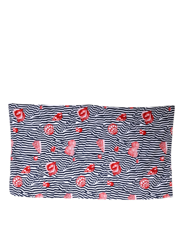 Dolce & Gabbana 100% Cotton beach scarf in navy