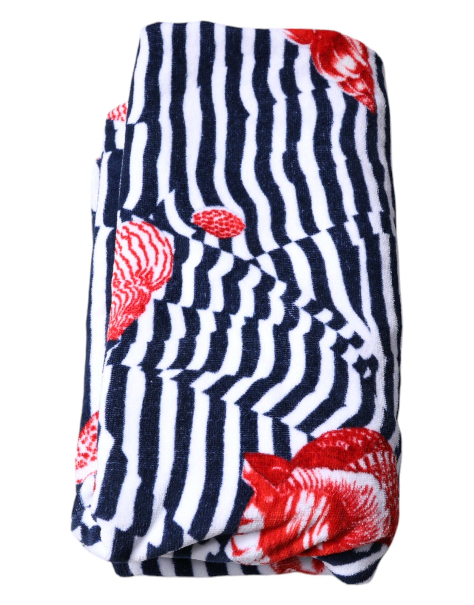 Dolce & Gabbana 100% Cotton beach scarf in navy — view 3
