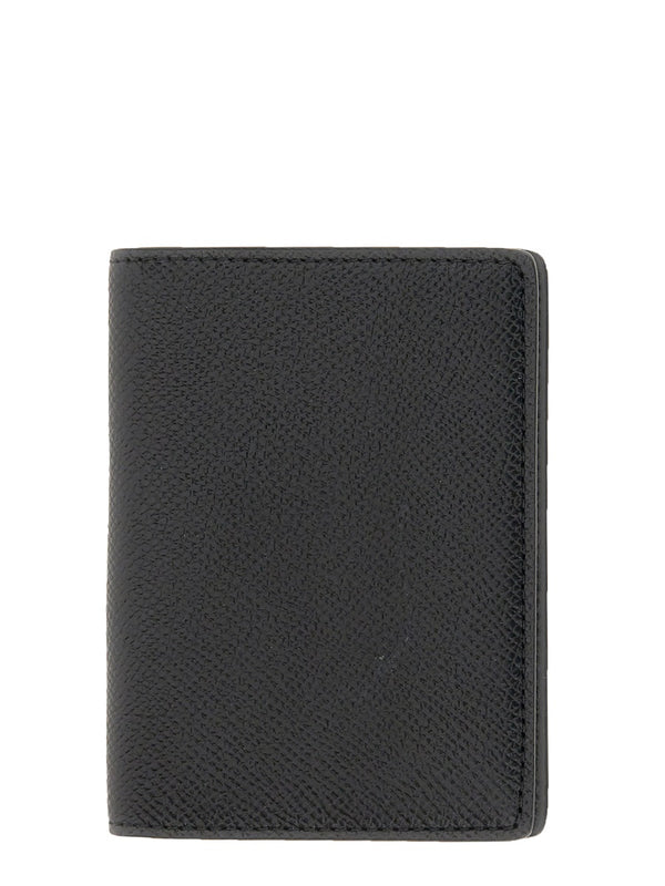 Bi-Fold Cardholder Black Leather Wallets & Purses