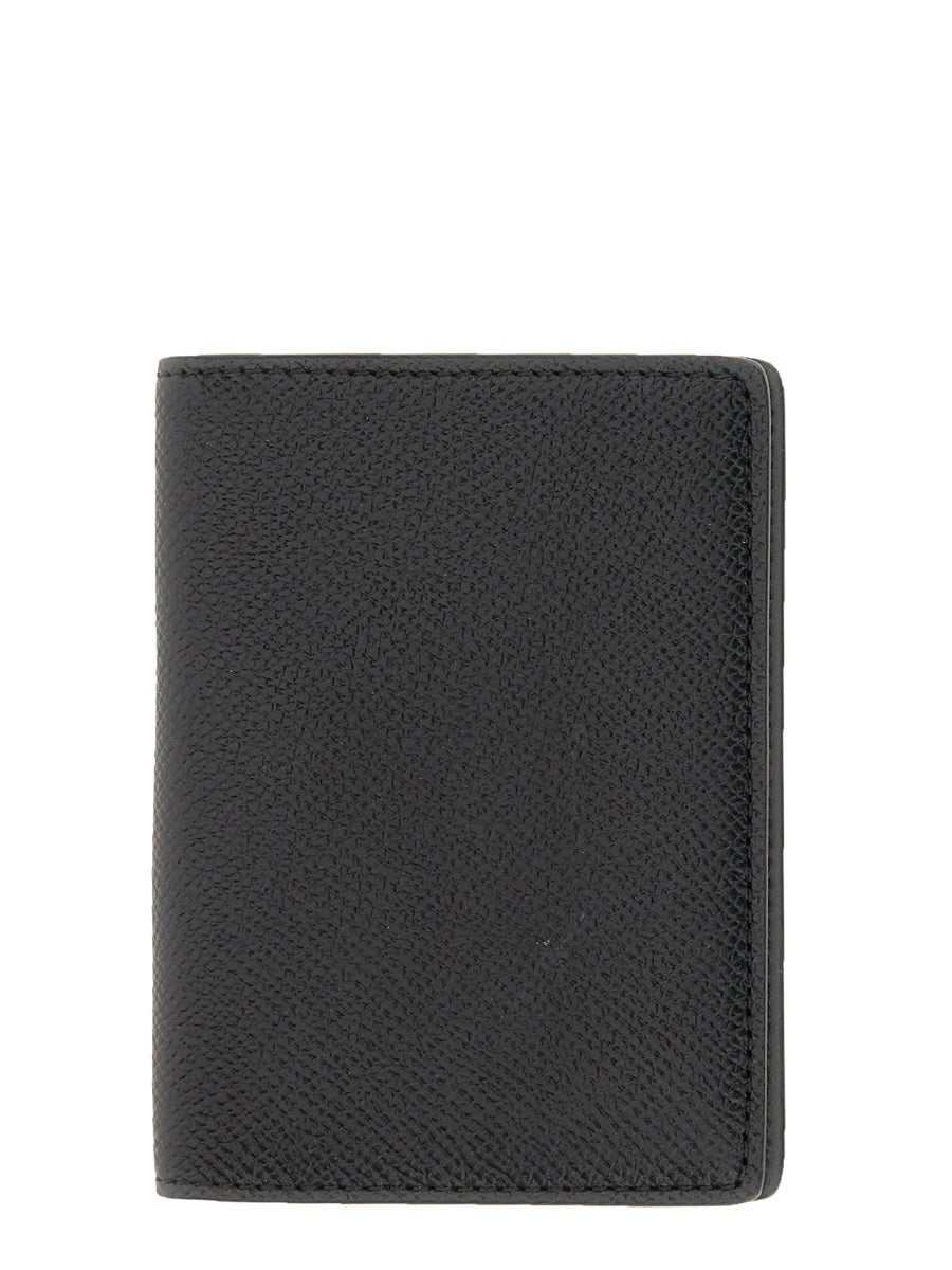 Bi-Fold Cardholder Black Leather Wallets & Purses