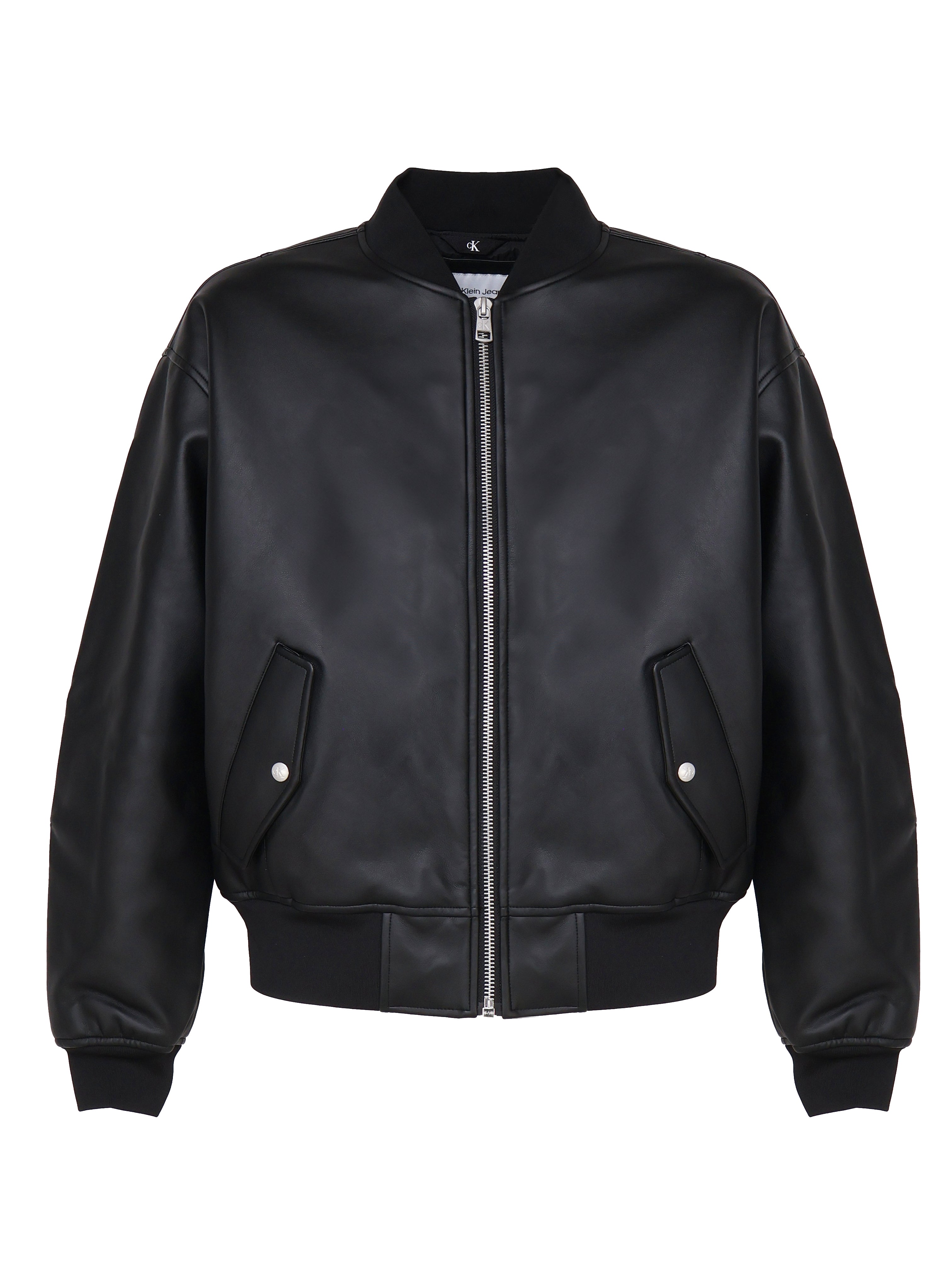 Calvin Klein Coats Black Polyurethane ()