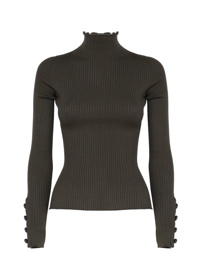Dondup Sweaters Army Green Vi Pl Pa