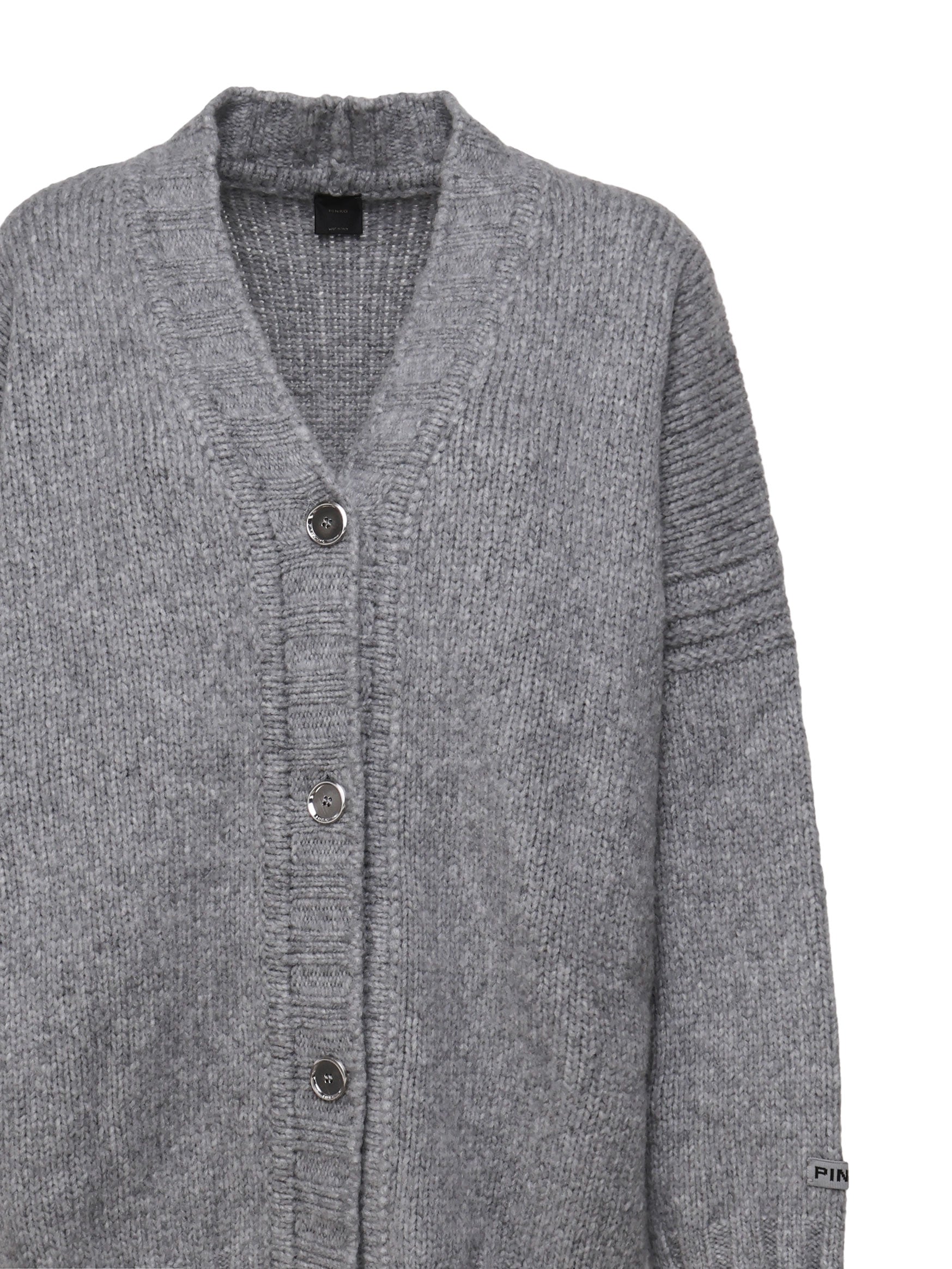 Pinko Sweaters Grey Blended Wool