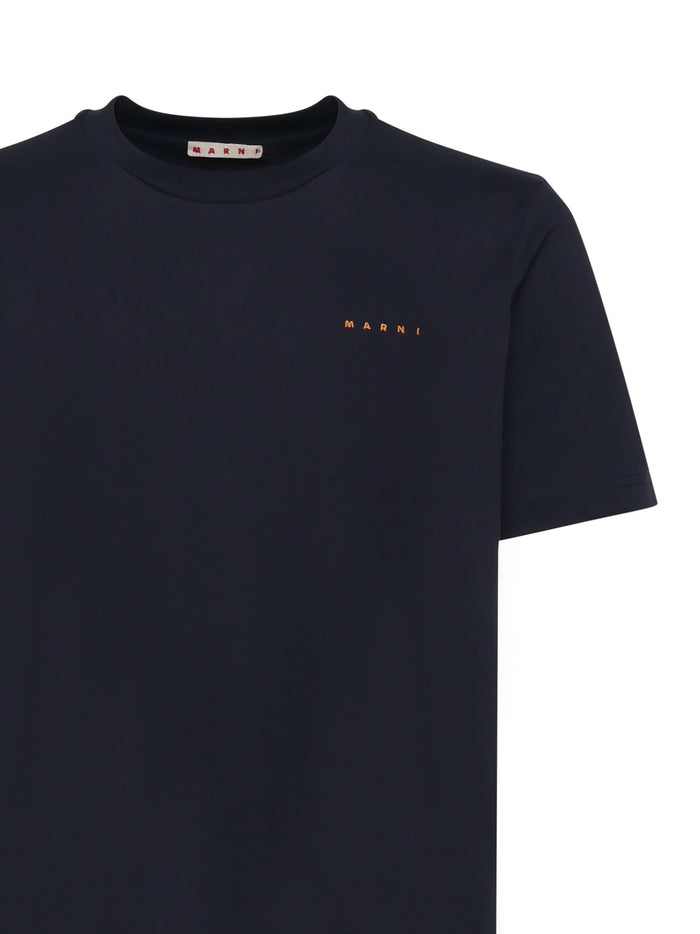 Marni T-Shirts And Polos Blue Cotton