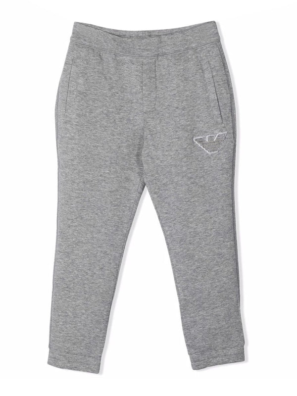 Cotton-Blend Trousers Grey