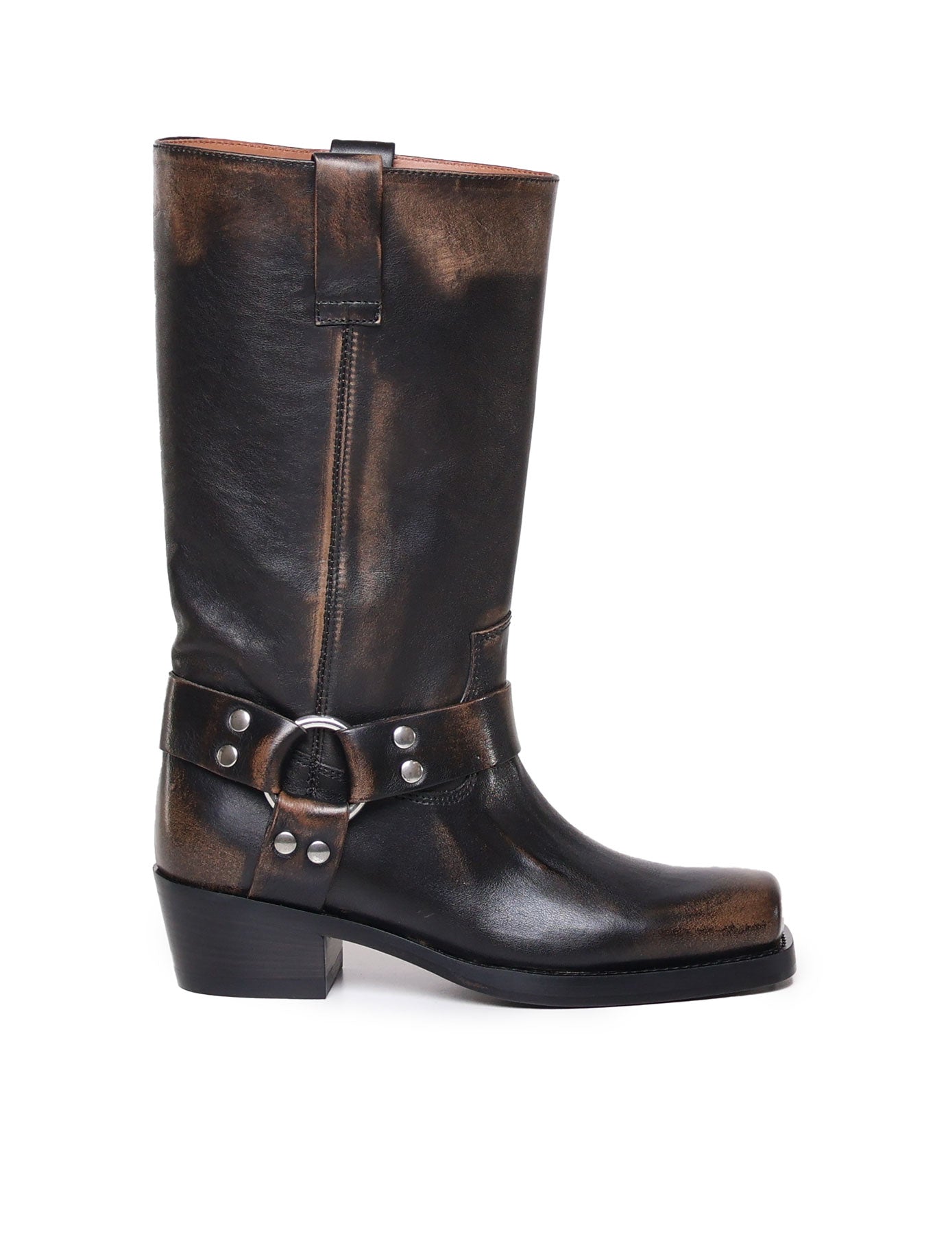 Paris Texas Boots Black Leather