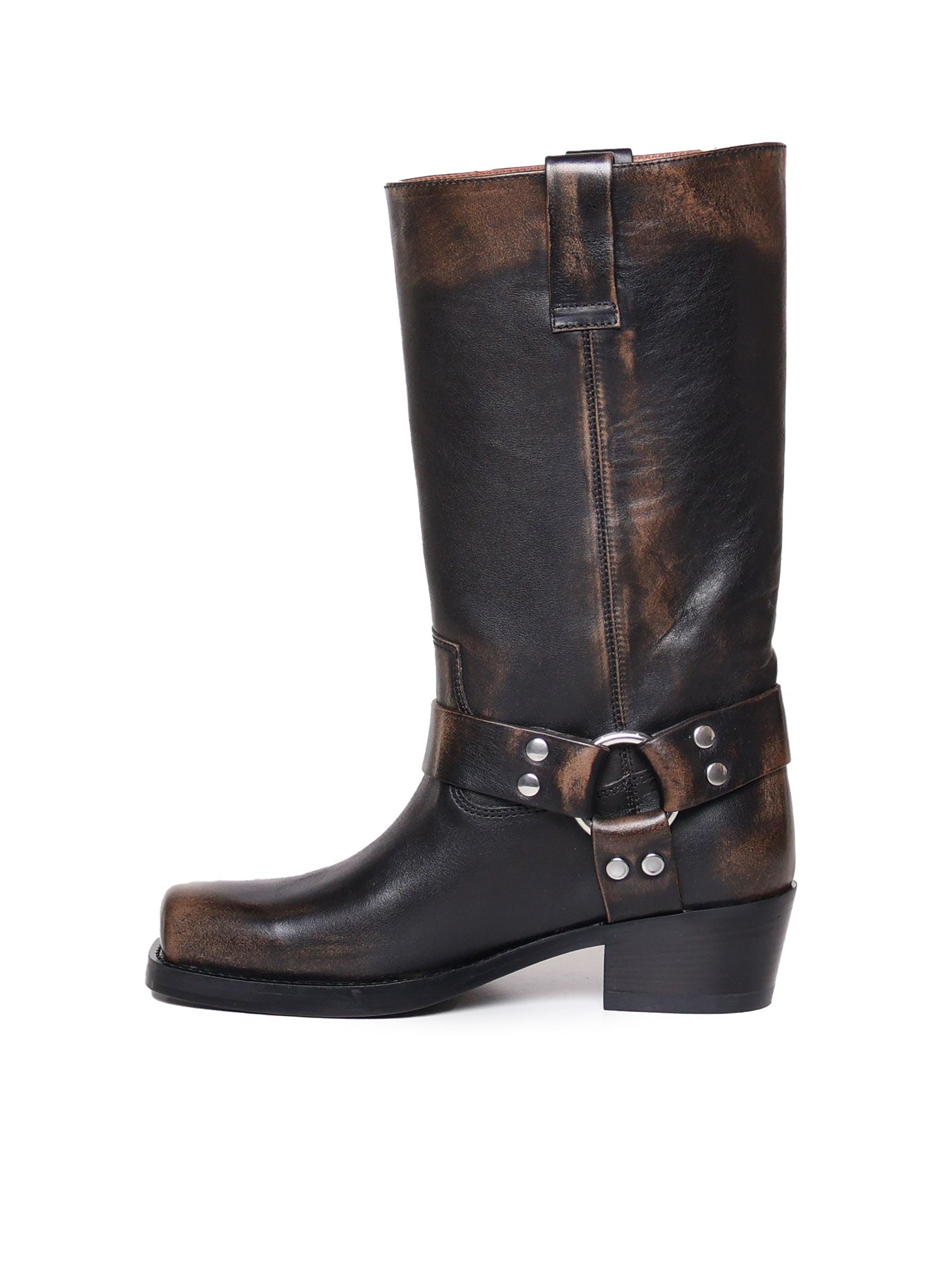 Paris Texas Boots Black Leather
