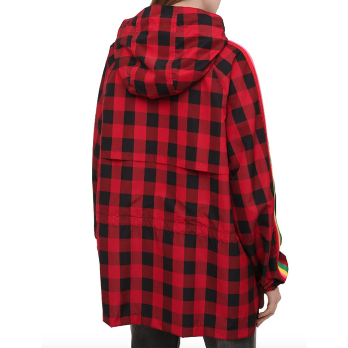 Windbreaker Jacket Red Polyamide