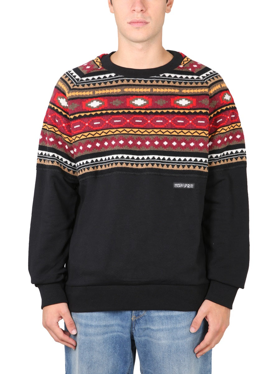 Wool And Cotton Sweater Black Jumpers