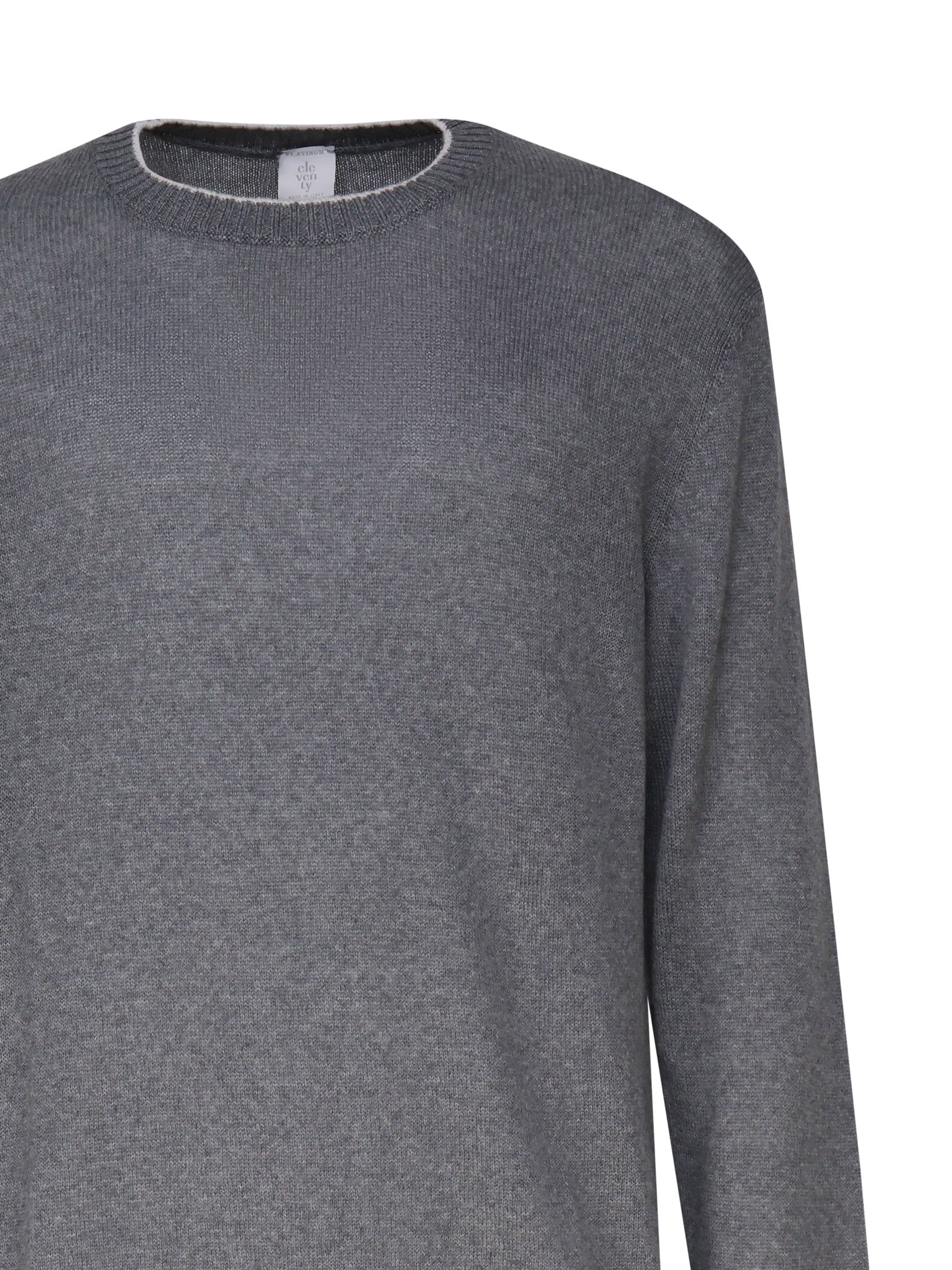 Eleventy Sweaters Grey Virgin Wool