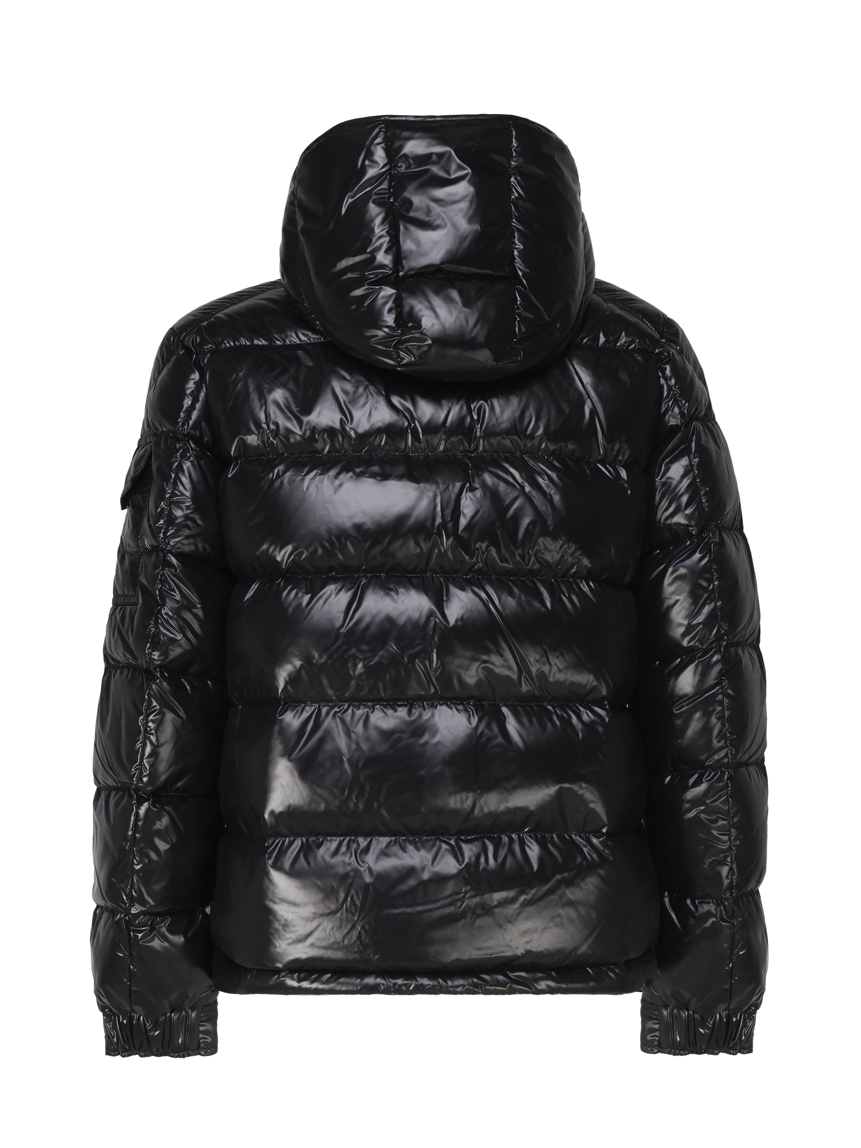 Moncler Coats Black Outer: Polyamide/nylon