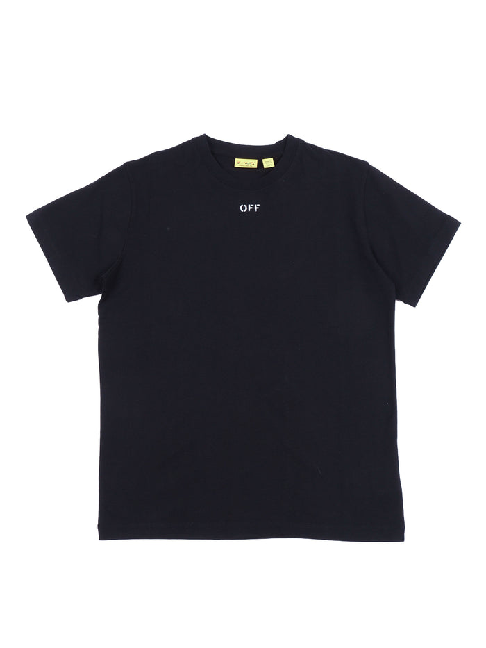 ARROW PAINT TEE S-S Black Cotton Short Sleeves T-shirt