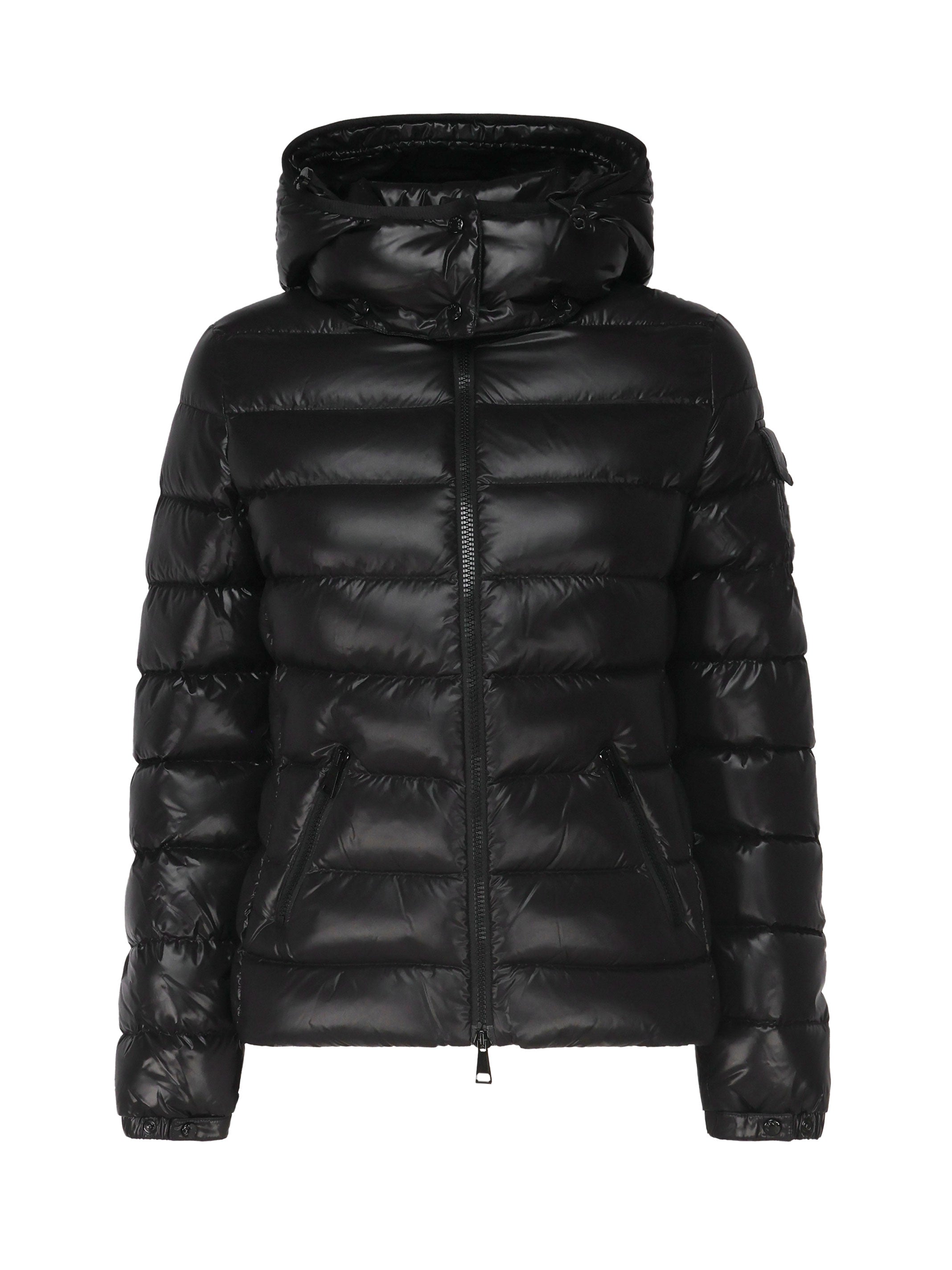 Moncler Coats Black Outer: Polyamide/nylon