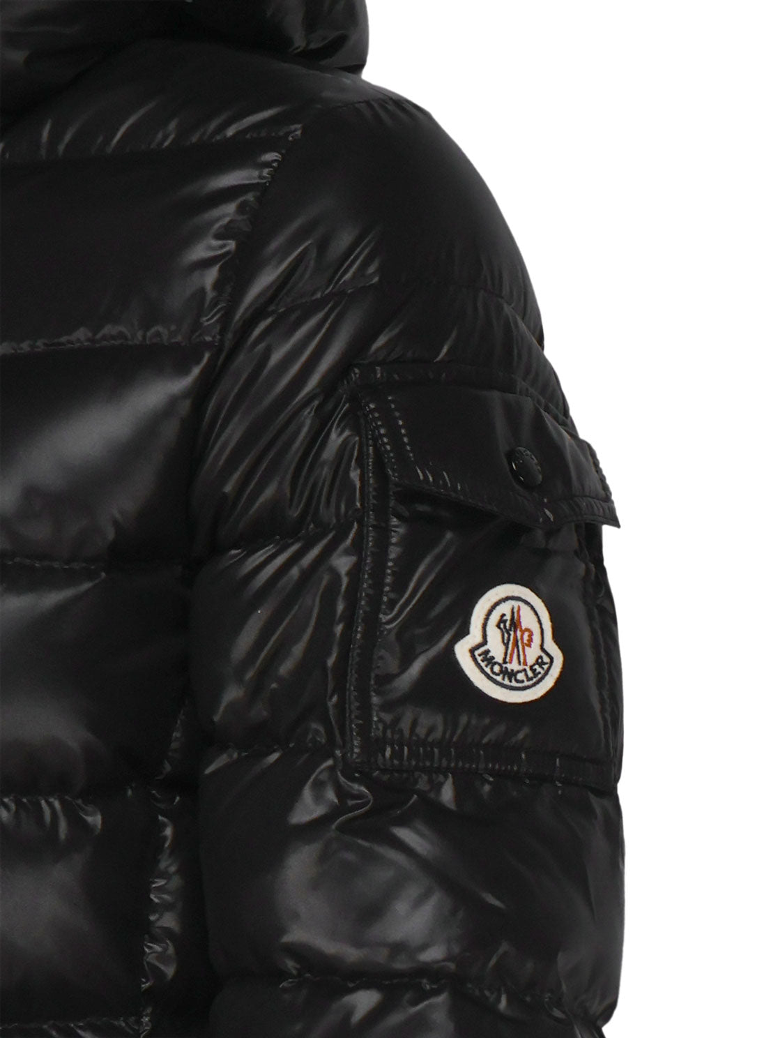 Moncler Coats Black Outer: Polyamide/nylon