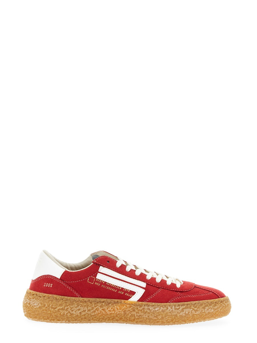 Uvetta Sneaker Red Polyester Recycled Trainers