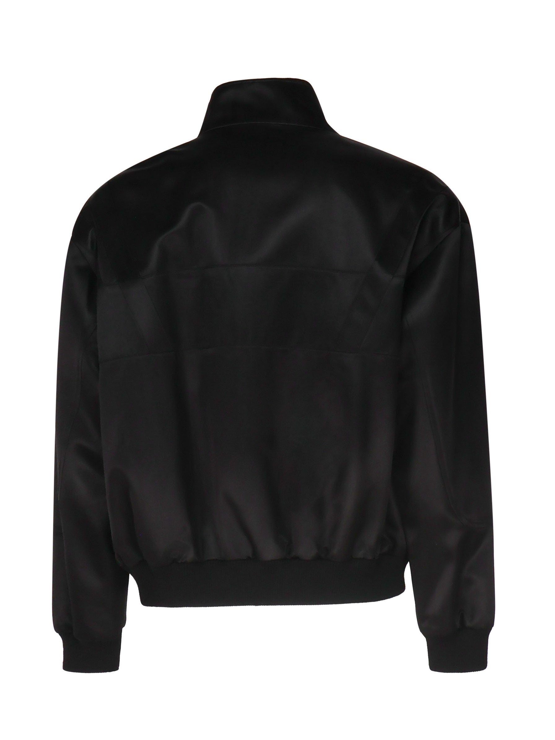 Saint Laurent Coats Black Viscose Silk
