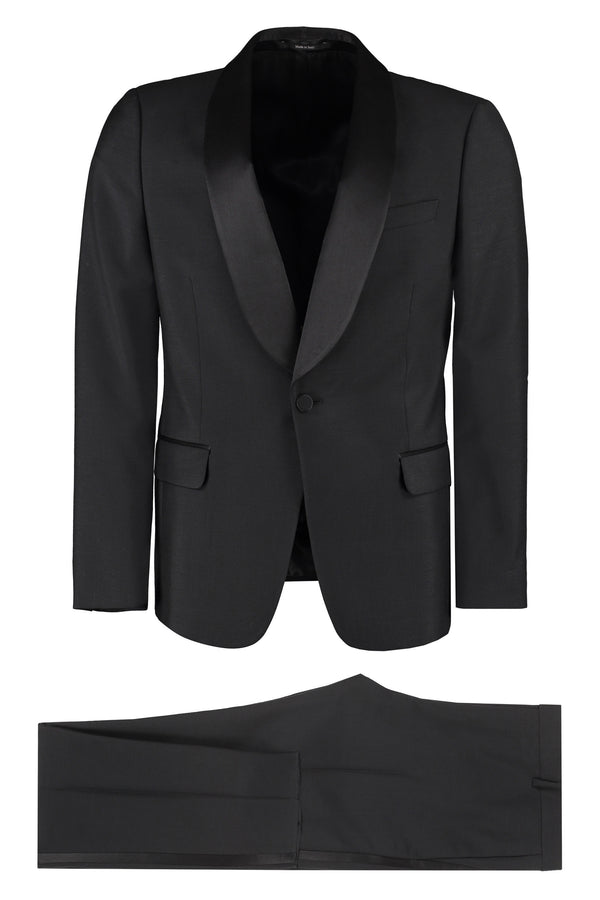 Wool And Mohair Two-Piece Suit Black Suits