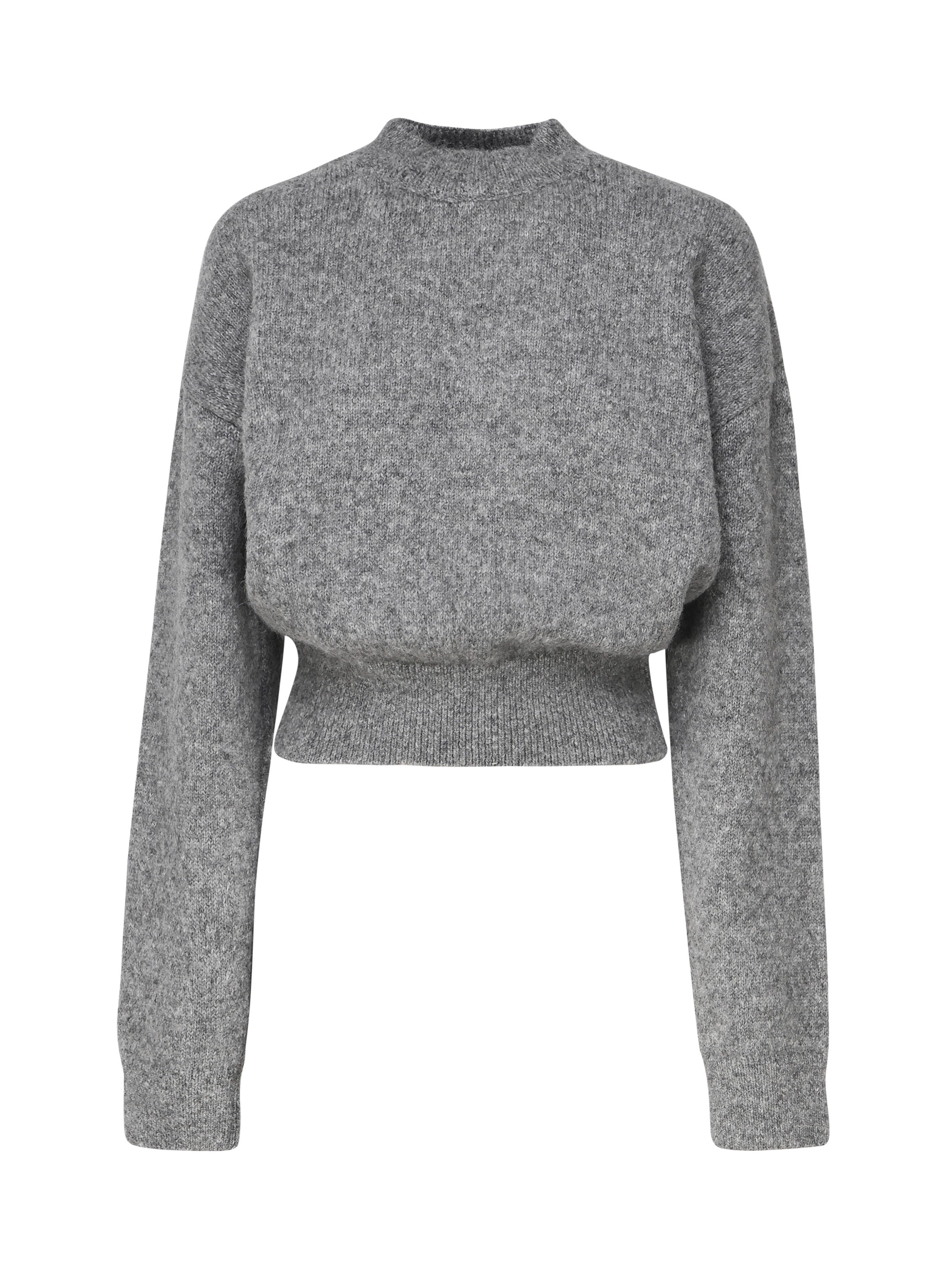 Jacquemus Sweaters Grey Alpaca