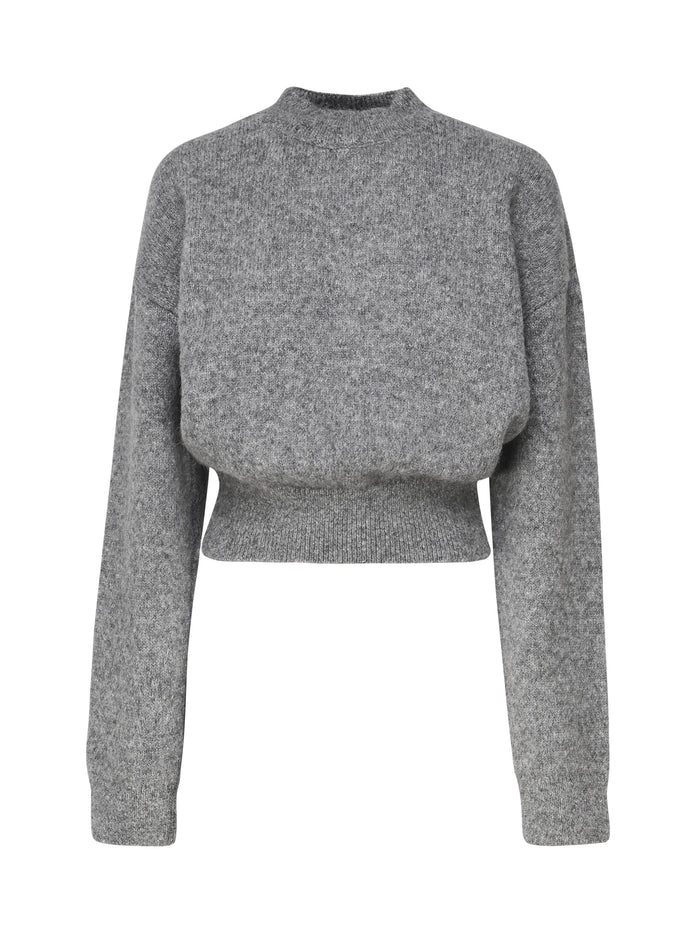 Jacquemus Sweaters Grey Alpaca