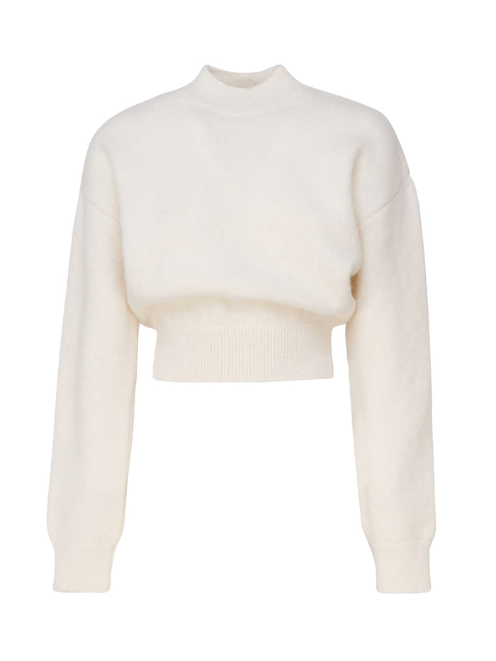 Jacquemus Sweaters Beige Alpaca