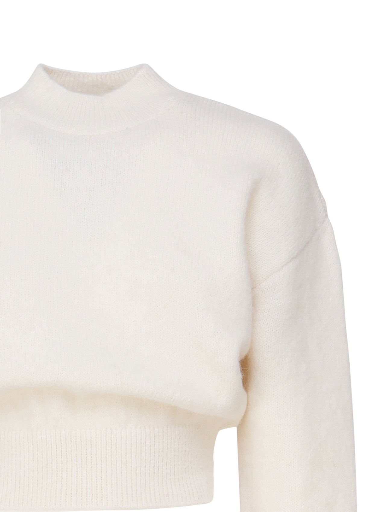 Jacquemus Sweaters Beige Alpaca