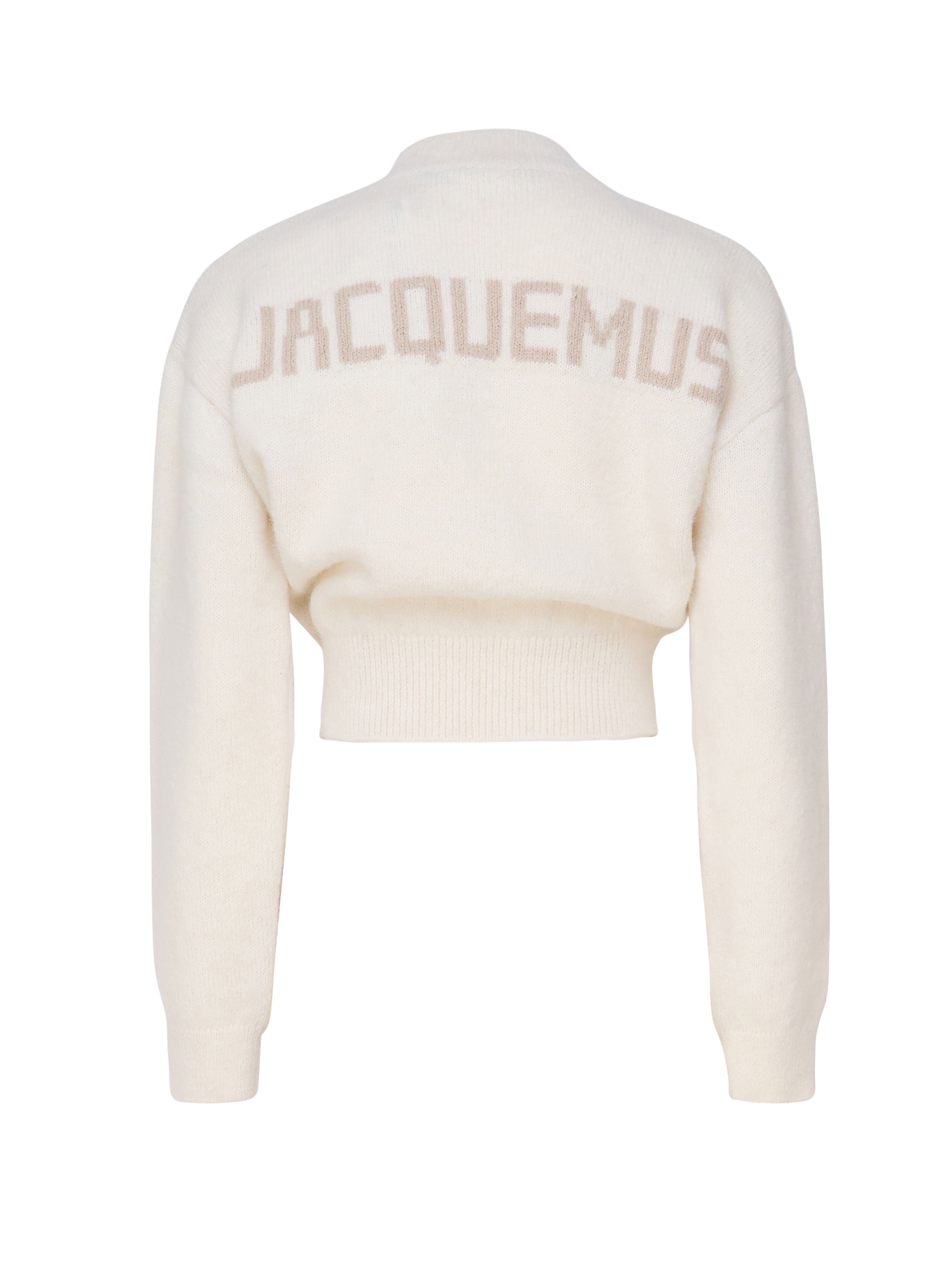 Jacquemus Sweaters Beige Alpaca