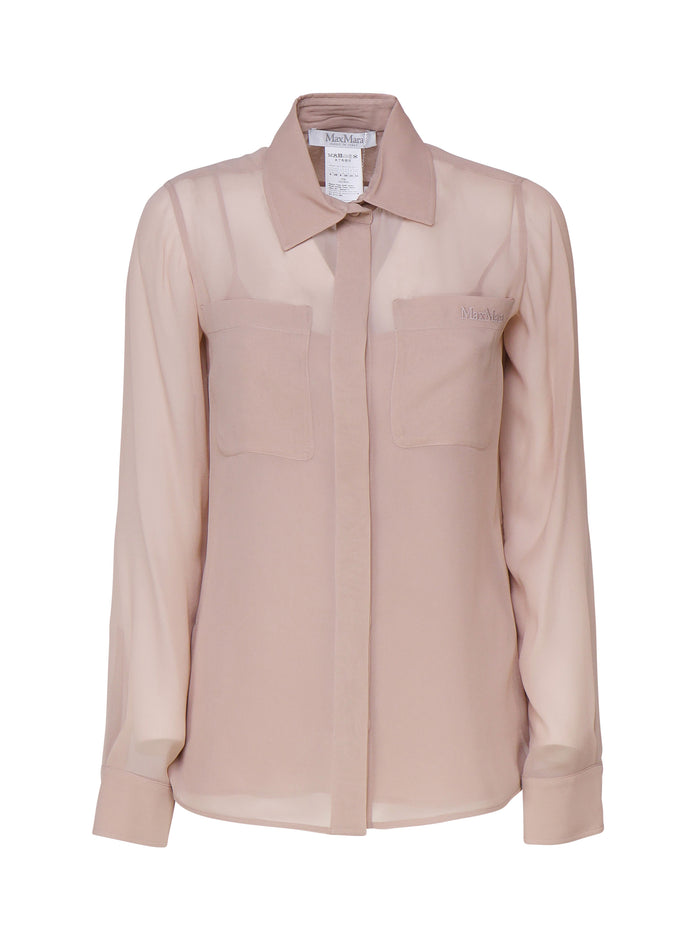 Max Mara Shirts Powder Seta acetato